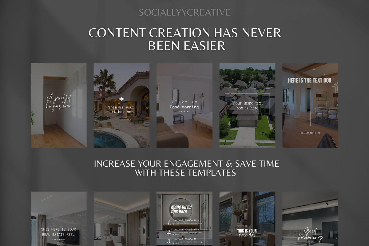 50 Real Estate Instagram Reels, a Social Media Template by SociallyyCreative (Photo 8 of 10)