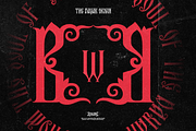 Rohang – Ritualistic Display Font, a Blackletter Font by Inviline.co (Thumbnail 10 of 17)