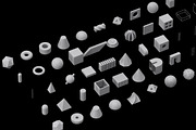 85 Geometric 3D Models Set, an Object 3D Model by Moshpit Studio (Thumbnail 3 of 6)
