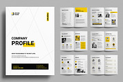 Company Profile Template, a Brochure Template by ContestDesign (Thumbnail 1 of 3)