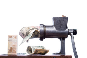 Production of money. Money from a, a Business Photo by Stockphoto by vzwer