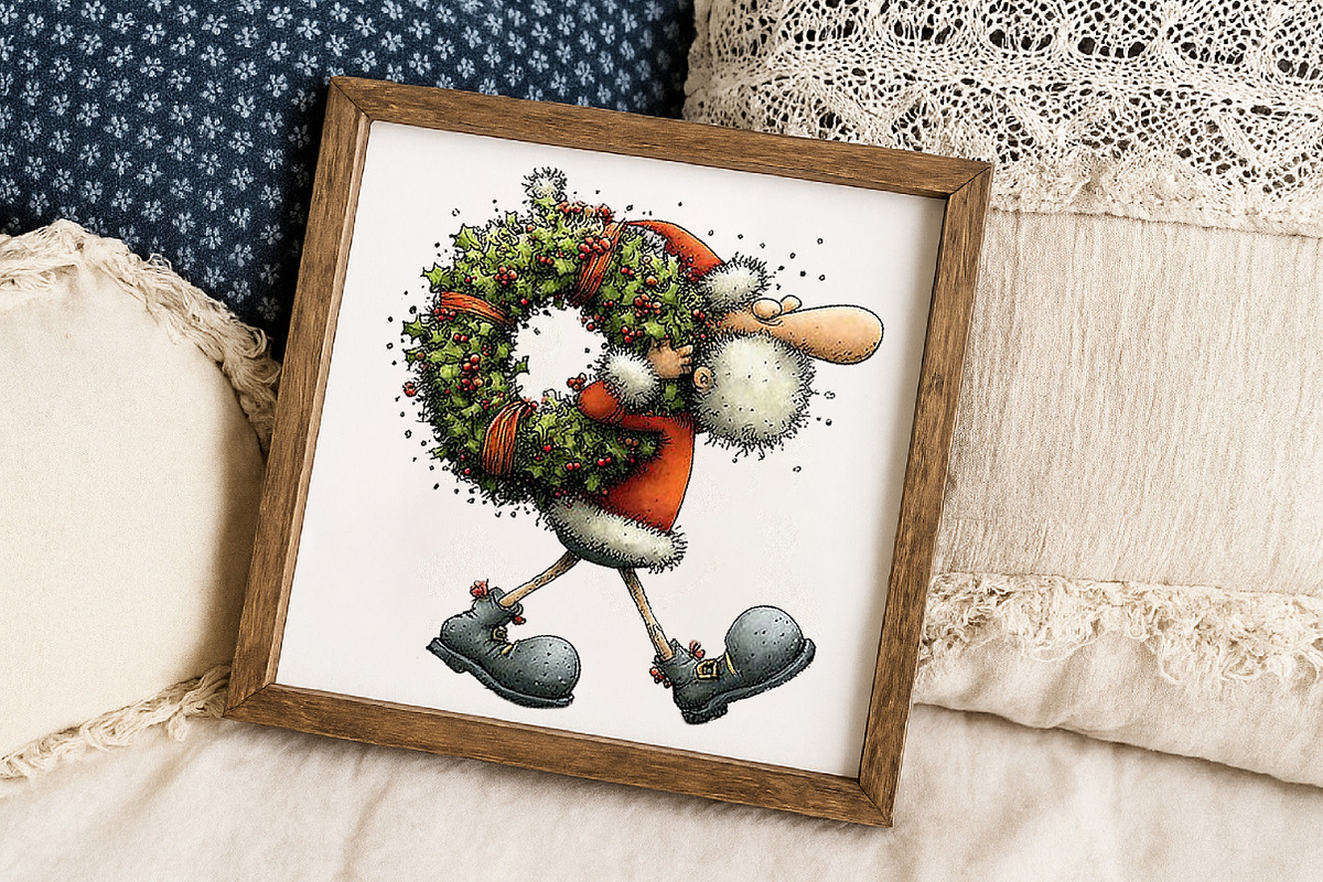 Whimsical Santa Clipart, an Illustration by Libby Wishes (Photo 9 of 9)