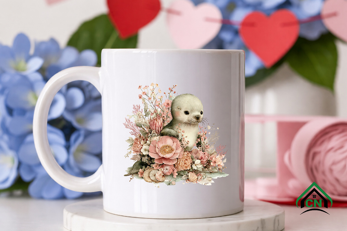 Whimsical Floral Undersea Clipart, a Seasonal Illustration by Craft Nest (Photo 9 of 10)