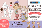 Character Brush Box, a Brush Add-On by Pretty Little Lines (Thumbnail 1 of 14)