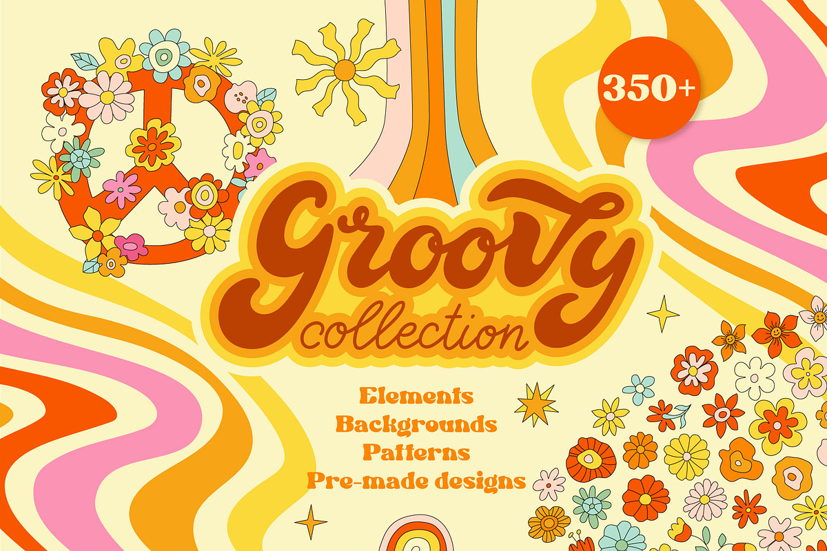 Groovy collection inspo by Retro 70s, an Object Graphic by Yamurchik (Photo 26 of 26)