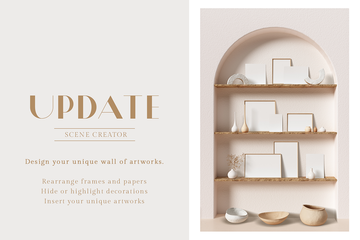 Artisan Frame Mockup, a Print Template by LINII (Photo 6 of 8)