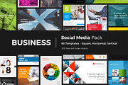 Business Social Media Pack, a Social Media Template by Studio Siv (Thumbnail 1 of 6)