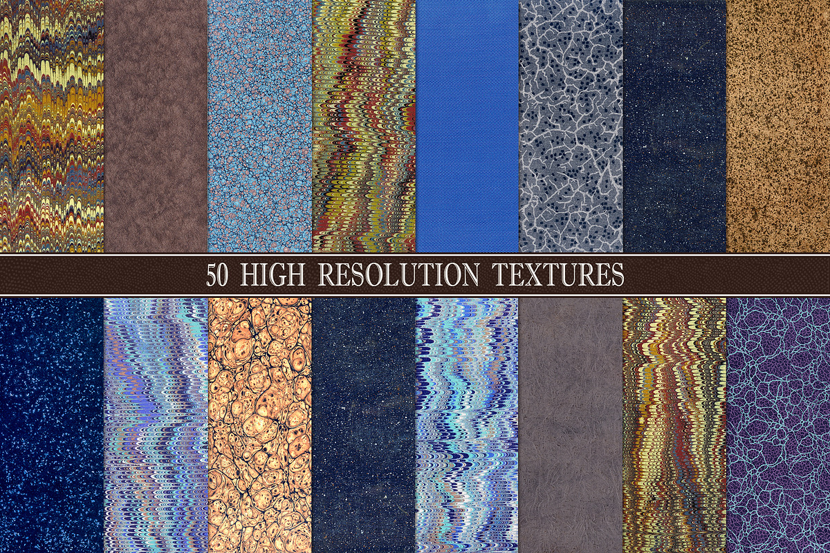 Vintage Decorative Book Linings, a Texture Graphic by Blue Line Design (Photo 3 of 4)