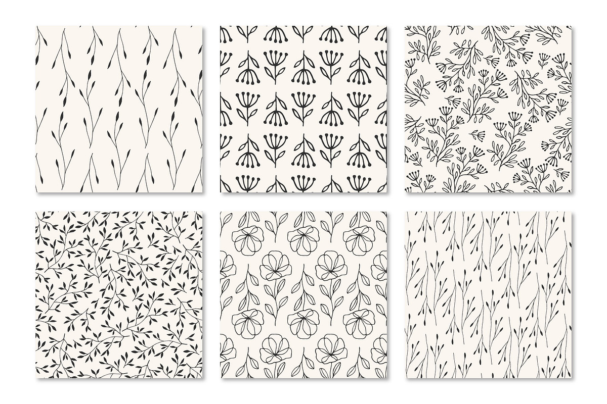 30 Botanical patterns, a Pattern Graphic by Anatartan Design (Photo 3 of 6)