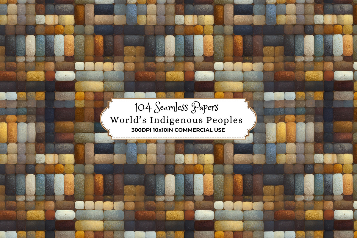World’s Indigenous Peoples Patterns, a Pattern Graphic by Nicole Branger Art (Photo 2 of 38)