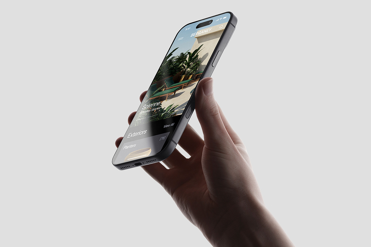 24 iPhone 17 Pro in Hand Mockups, an iPhone Mockup by Asylab (Photo 42 of 107)