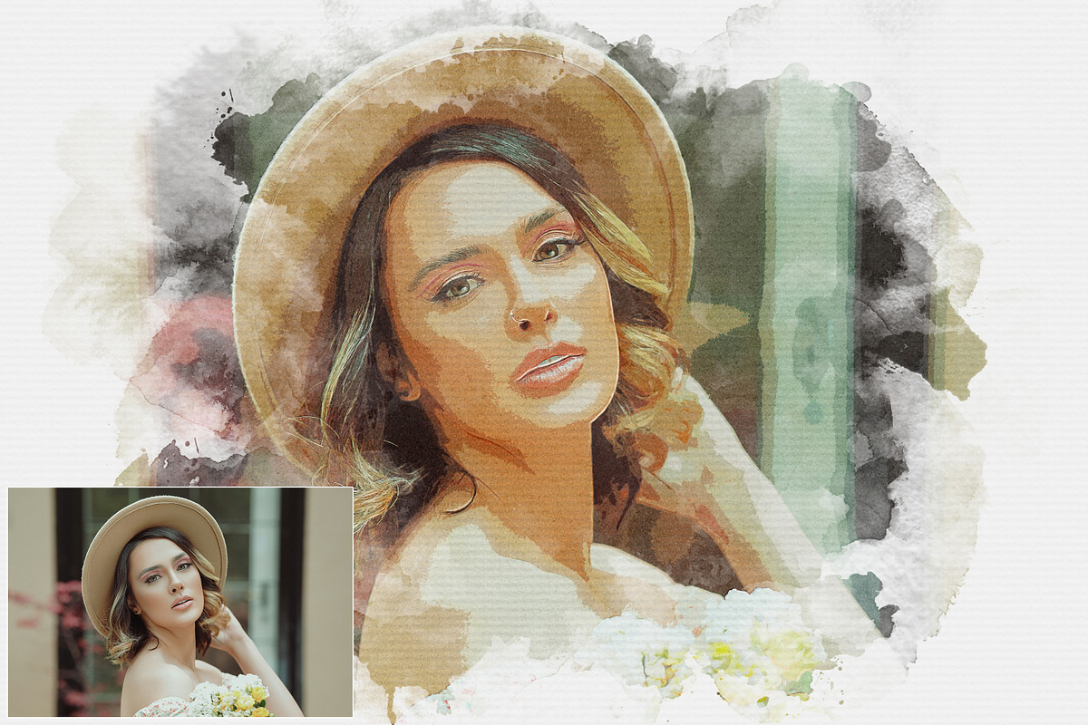 Realistic Watercolor Painting Effect, a Layer Style Add-On by liptouse (Photo 8 of 9)