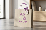Shopping Bag Letter S Logo Design, a Branding & Logo Template by yopie (Thumbnail 1 of 5)
