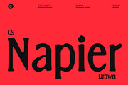 CS Napier Drawn, a Serif Font by Craft Supply Co. (Thumbnail 1 of 8)