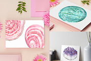 Watercolor crystals & chakra stones, a Texture Illustration by Alena Solonshchikova (Thumbnail 4 of 9)