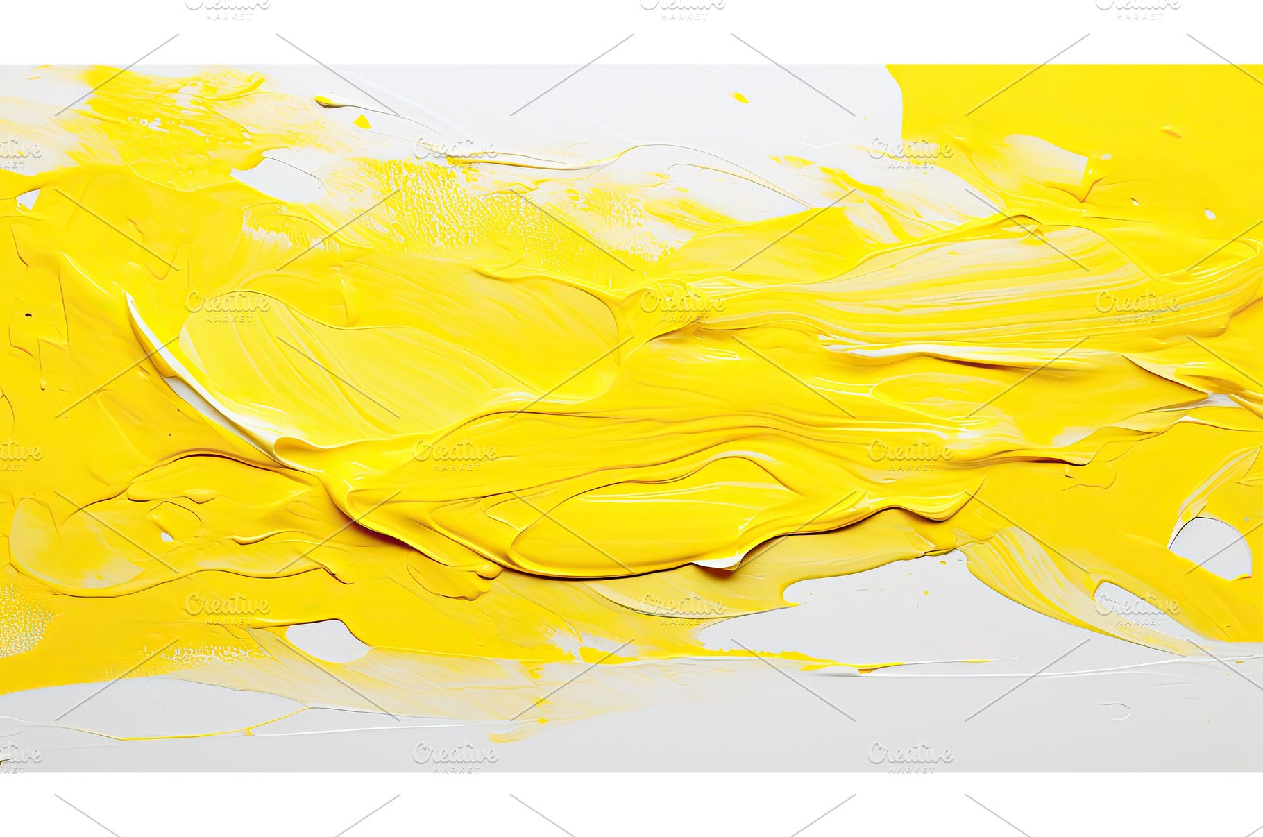 brush yellow paint strokes ai, an Abstract Photo by pikepicture