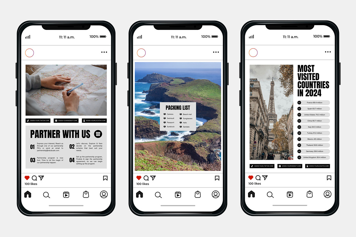 Travel White Template, a Social Media Template by Kalubuak (Photo 6 of 10)