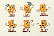 Textbook Cartoon Mascot Character, an Education Illustration by Vasya Kobelev (Thumbnail 2 of 8)
