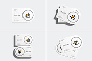 Half Circle Business Card Mockup, an Advertising Mockup by Rizky Audymas (Thumbnail 4 of 6)