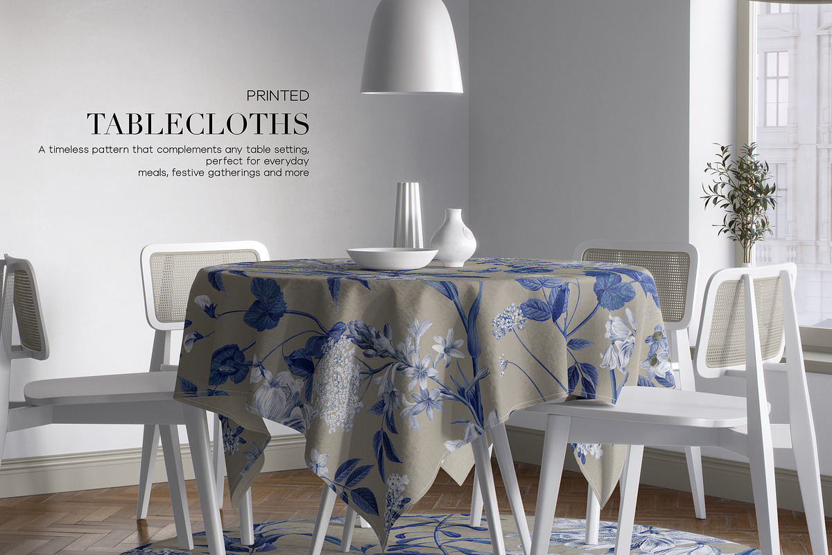 Fleur d’Azur Exquisite Floral Prints, a Pattern Graphic by LEAFure (Photo 7 of 10)