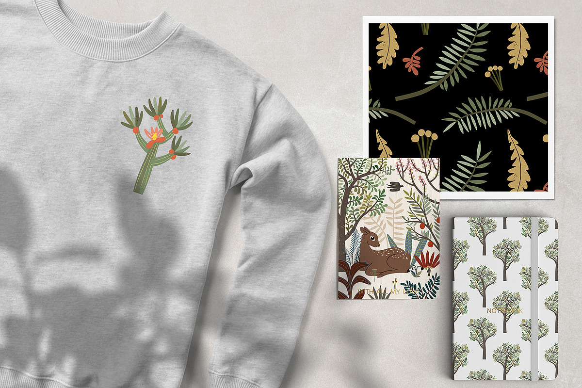 Forest creator, an Animal Illustration by Mii Lab (Photo 14 of 15)