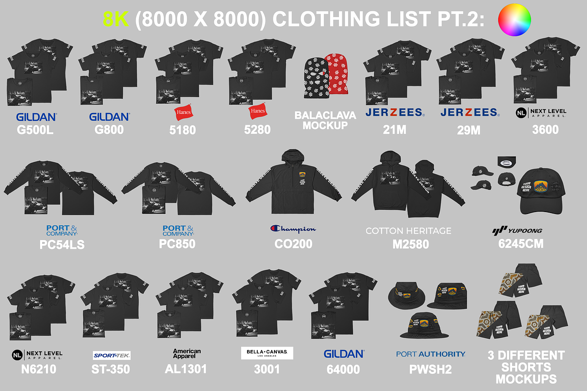 Clothing Mockup Whole Shop Bundle, a Shirt Mockup by Infinity Mockups (Photo 3 of 11)