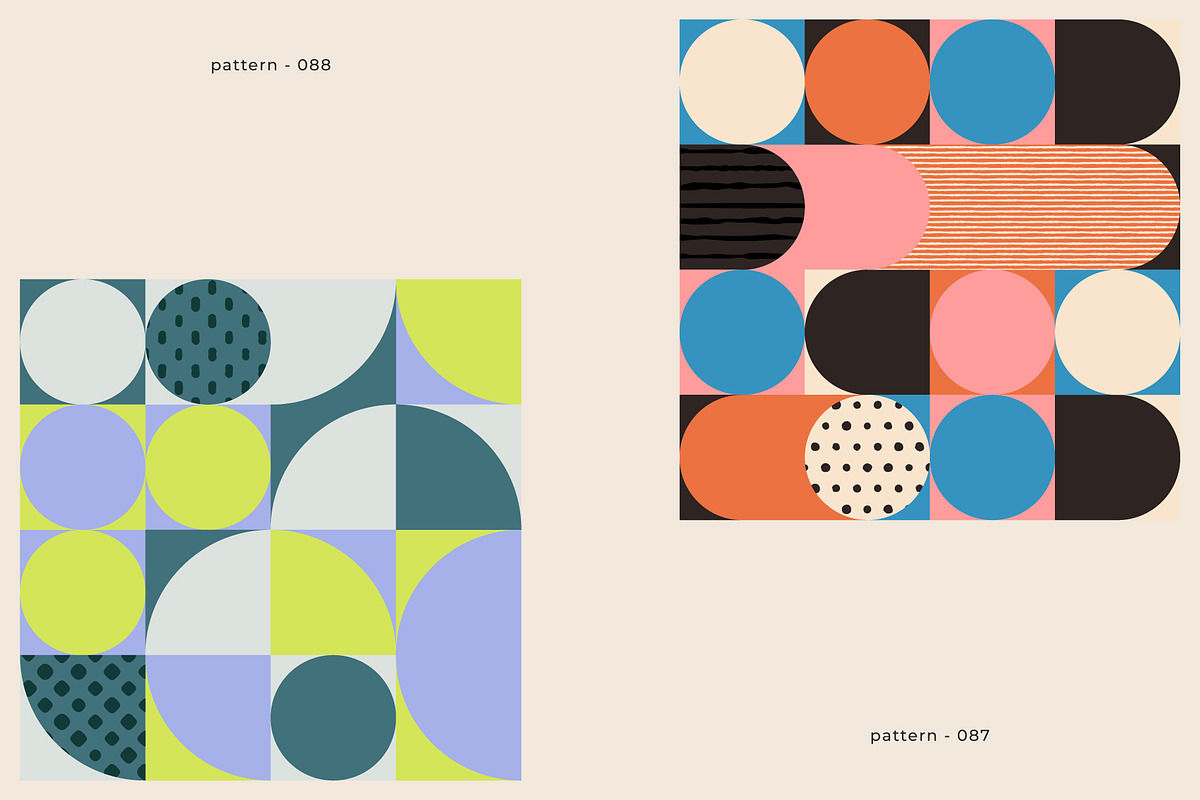 GeoAbstract - 100 Vector Patterns, a Pattern Graphic by Léo Alexandre (Photo 21 of 22)