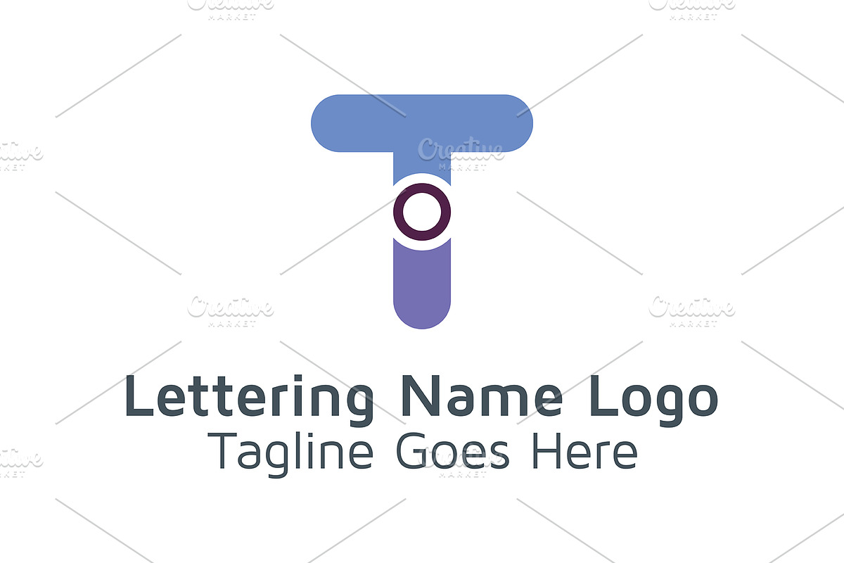 20 Logo Lettering T Template Bundle, a Branding & Logo Template by Acongraphic (Photo 9 of 21)