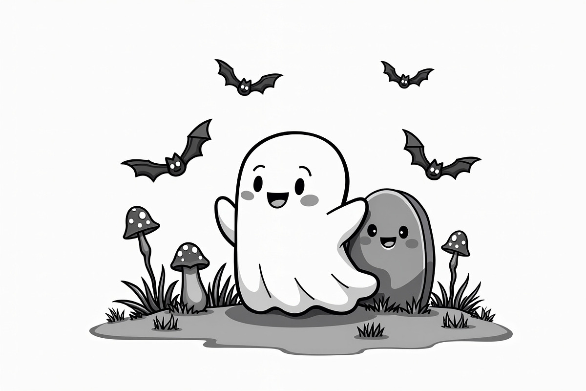 Spooky Halloween Clipart Bundle, an Illustration by yasushie (Photo 13 of 26)