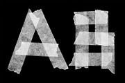 Tape White Font, a Sans Serif Font by Handmadefont (Thumbnail 5 of 15)