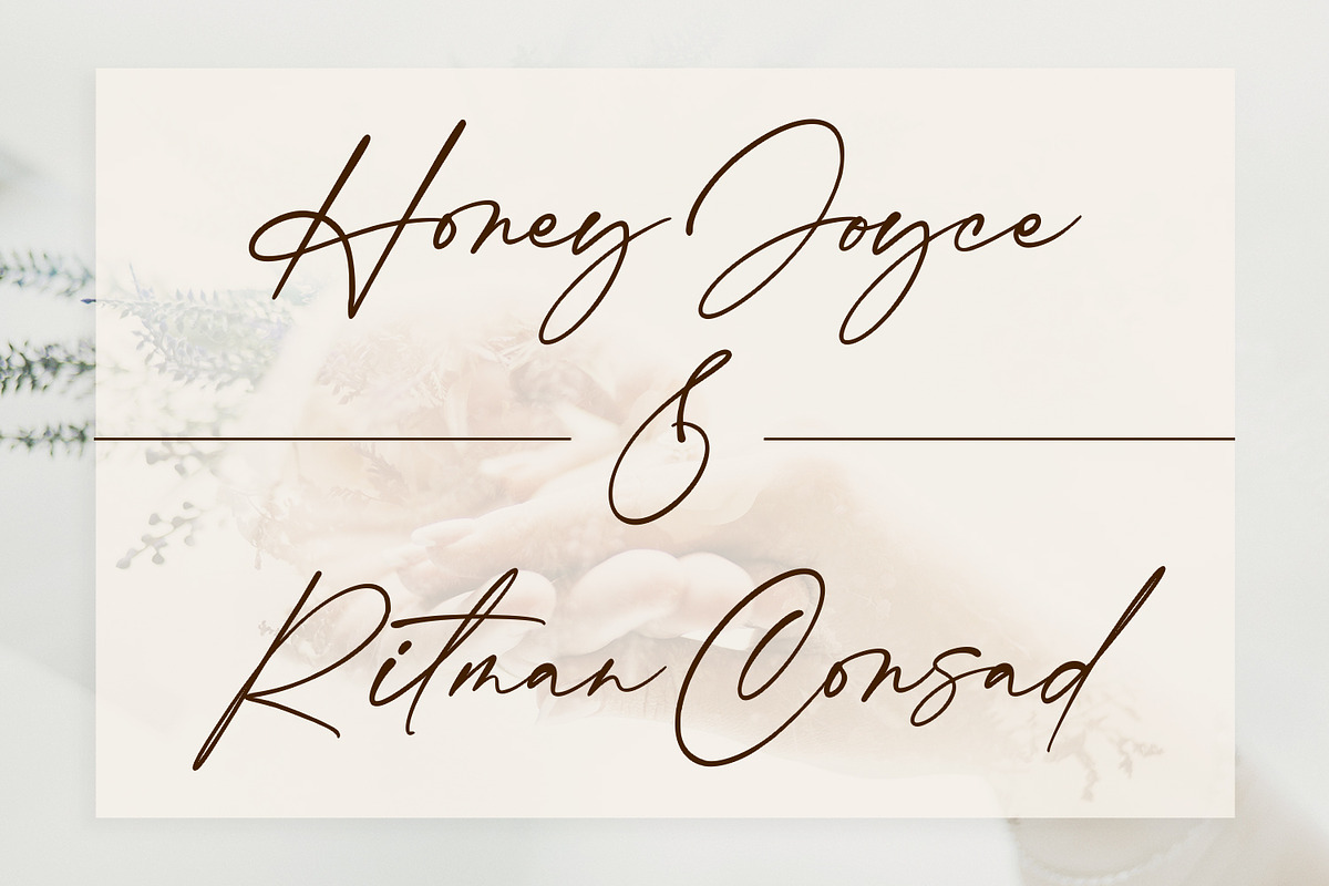 Committing - Handwritten Font