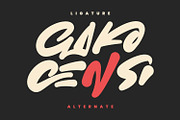 Gako Censi Handmade Brush Font, a Handwritten Font by Maulana Creative (Thumbnail 2 of 8)