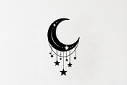 50 Crescent Moon with Stars, an Empty State Illustration by Amazin_art (Thumbnail 29 of 47)