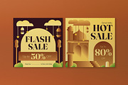 Brown Y2k Evolution Sale Banner, an UI Kit Template by graphicook (Thumbnail 5 of 5)