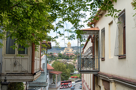 Architecture of restored part of Old Tbilisi, an Architecture Photo by Anna Bogush