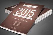 Retro New Year's Eve Party Flyer, a Flyer Template by loswl (Thumbnail 5 of 6)