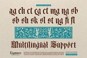 Piston Black Typeface, a Blackletter Font by alit design (Thumbnail 17 of 19)