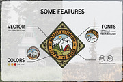 Retro Camp Adventure Badges Kit, a Branding & Logo Template by JeksonGraphics (Thumbnail 6 of 12)