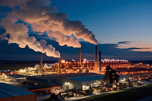 Factory stock image, an Industrial Photo by ComfortQ