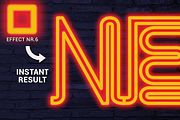 24 Styles - Neon Collection, a Layer Style Add-On by Designer Essentials (Thumbnail 4 of 4)