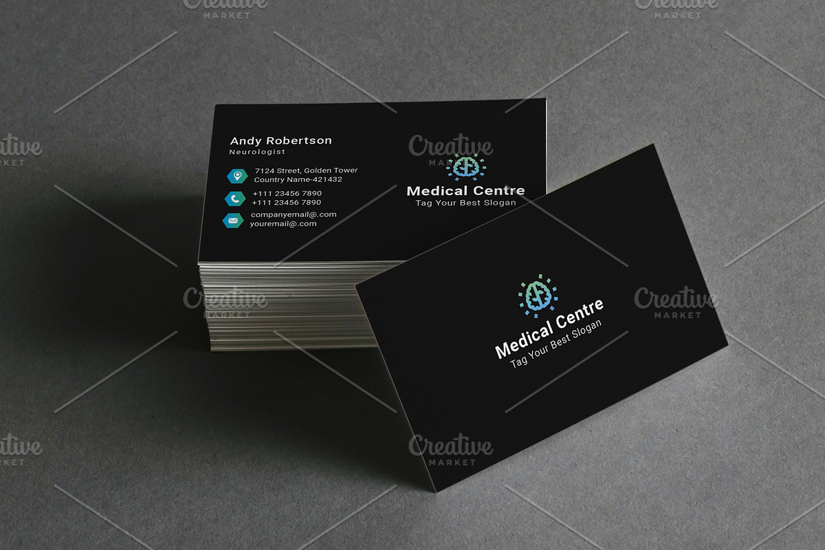 Medical Centre Business Card, a Business Card Template by graphicsunday (Photo 7 of 8)