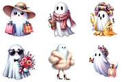 Cute Boujee Ghost Sublimation, an Illustration by DreamArtGraphic (Thumbnail 5 of 5)