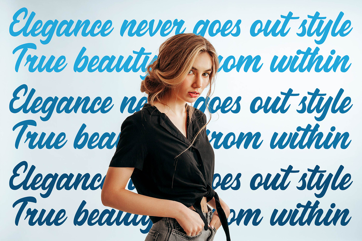 Ghantly Script - Modern Calligraphy, a Font by Gumrega Studio (Photo 9 of 10)