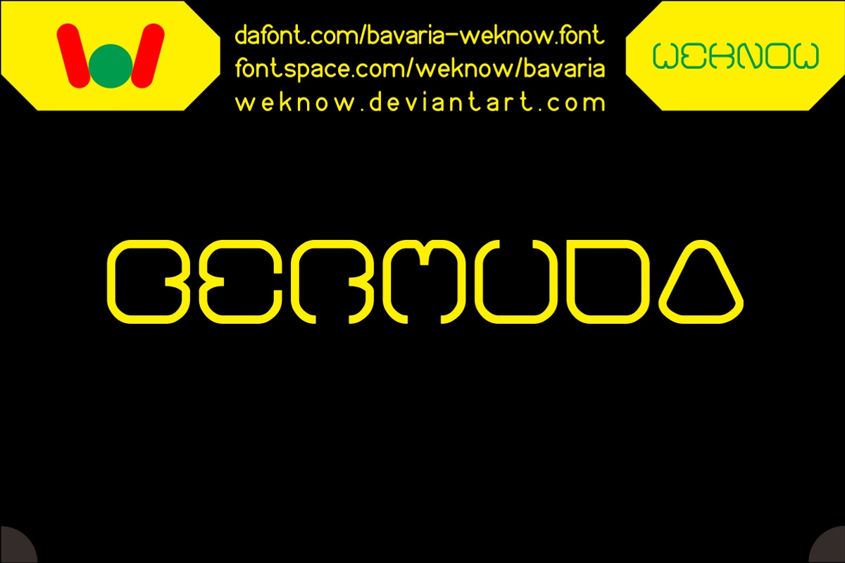 bavaria font preview 2