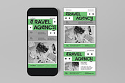 Travel Agency Flyer, a Flyer Template by graphicook (Thumbnail 3 of 3)