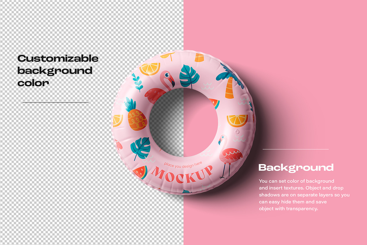 Swim Ring Mockup Set, a Product Mockup by ForgeDesign (Photo 3 of 13)