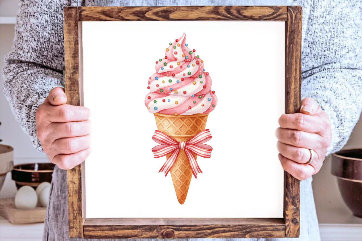 Retro Pastel Christmas Clipart PNG, an Illustration by SinaCreation (Photo 4 of 7)