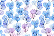 Transparent Flowers. Patterns, a Pattern Graphic by made by Tanya (Thumbnail 3 of 5)