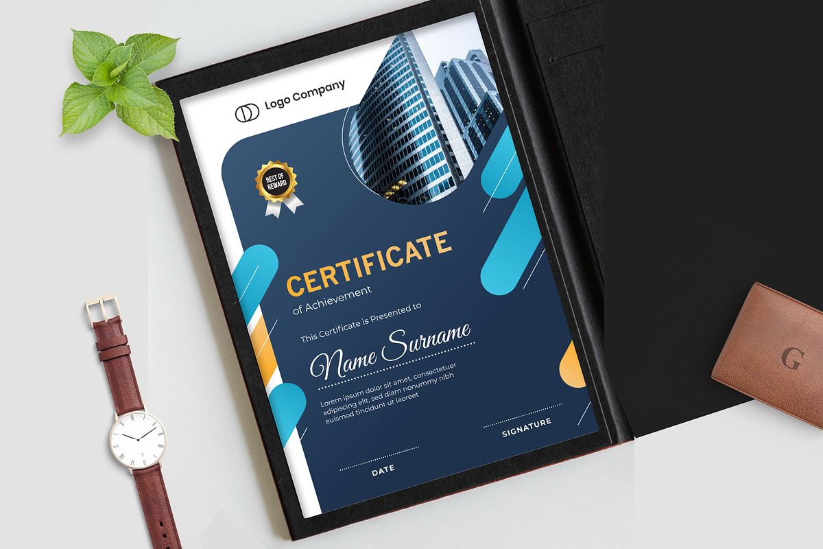 Certificate Template, a Stationery Template by Panen Creative (Photo 2 of 3)