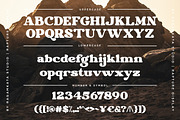 Rapture - Retro Header Typeface, a Serif Font by RagamKata (Thumbnail 9 of 10)